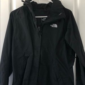 North Face outer shell zip jacket